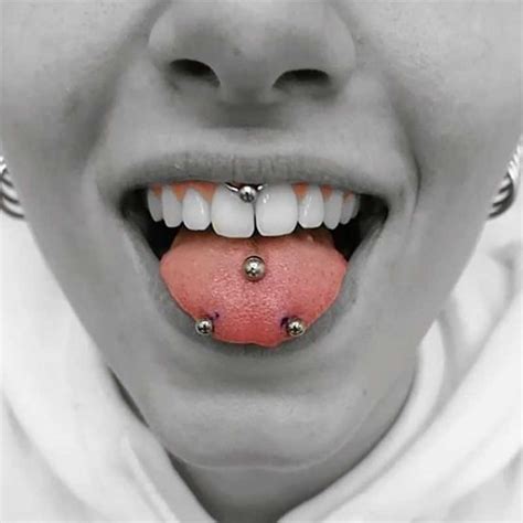 tongpiercing snake eye piercing|Snake Eyes Piercing: Process, Aftercare, Jewelry,。